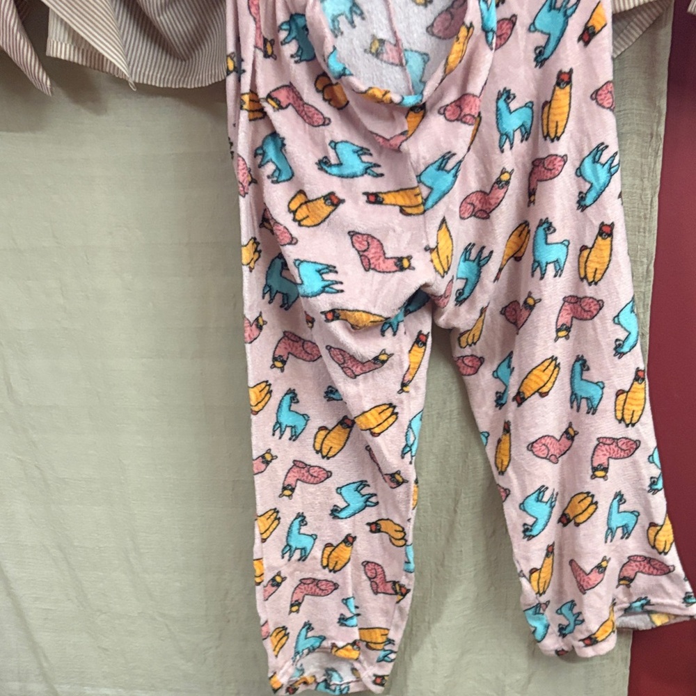 Bobbie Brooks Kids Pajama Bottoms - Pink and Blue Animal Print